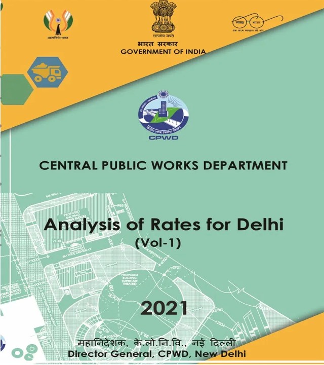 Analysis of Rates For Delhi - Civil - Volume 1 - 2021 - PDF