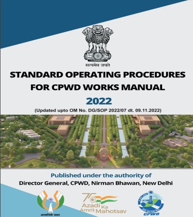 CPWD Standard Operating Procedures (SOPs) - 2022 - PDF