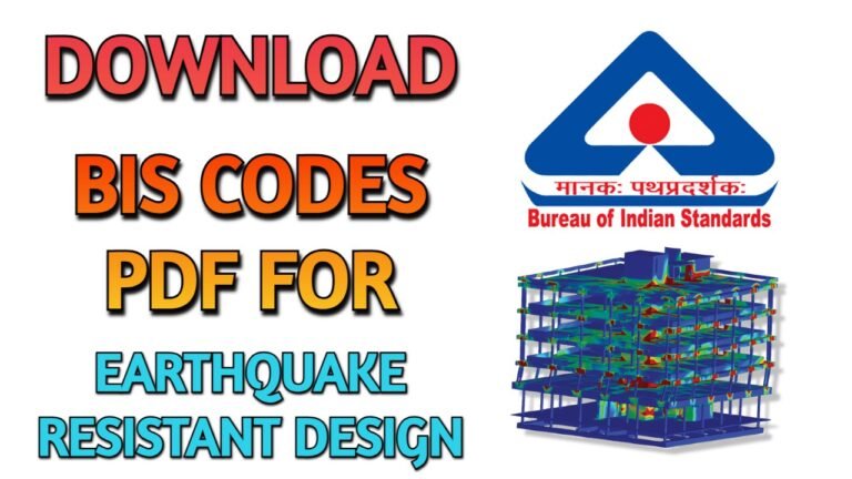 Civil Engineering PDF of BIS Codes For Earthquake - Civil PDF
