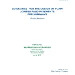 IRC 58 - 2015 Guidelines for the design of Plain Jointed Rigid Pavements for Highway - PDF